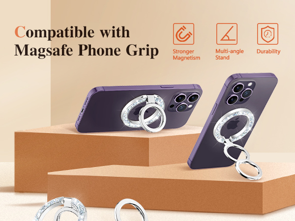 magnetic phone ring holder