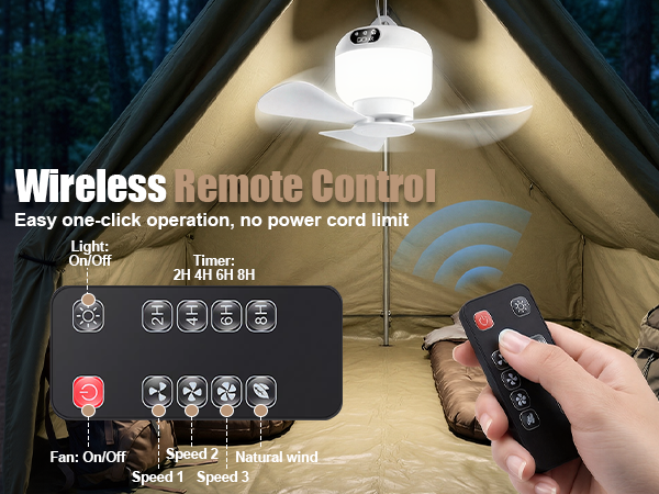 camping ceiling fan