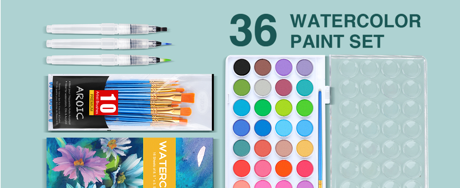 Watercolor Paint Set