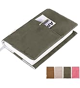 APLUFINE Book Covers for Paperbacks, Velvet Book Cover for Book lovers, Fabric Book Cover with Po...