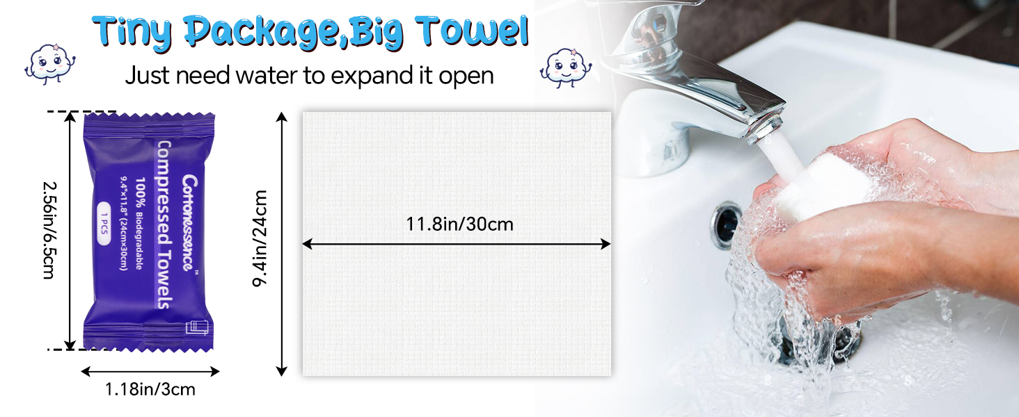Premium Compressed Towel (50-Pack)