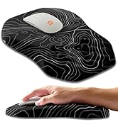 Armanza Ergonomic Slope Mouse Pad Wrist Support, Wrist Rest Mousepad for Carpal Tunnel Pain Relie...