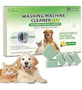 Calvana (30-Pack) Washing Machine Cleaning Tablets, Formulated for Pet Owners, Washer Cleaner, fo...