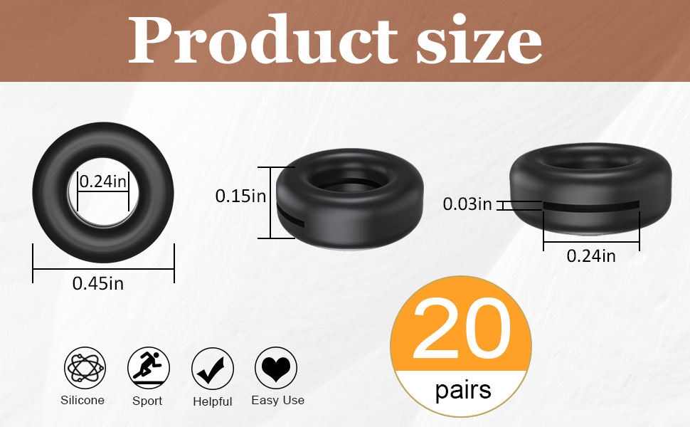 glass ear grips
