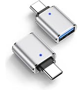 USB A to USB-C Adapter, 2Pack 5Gbps Super Data Transfer USB C to USB A Adapter, Type-C Male to US...