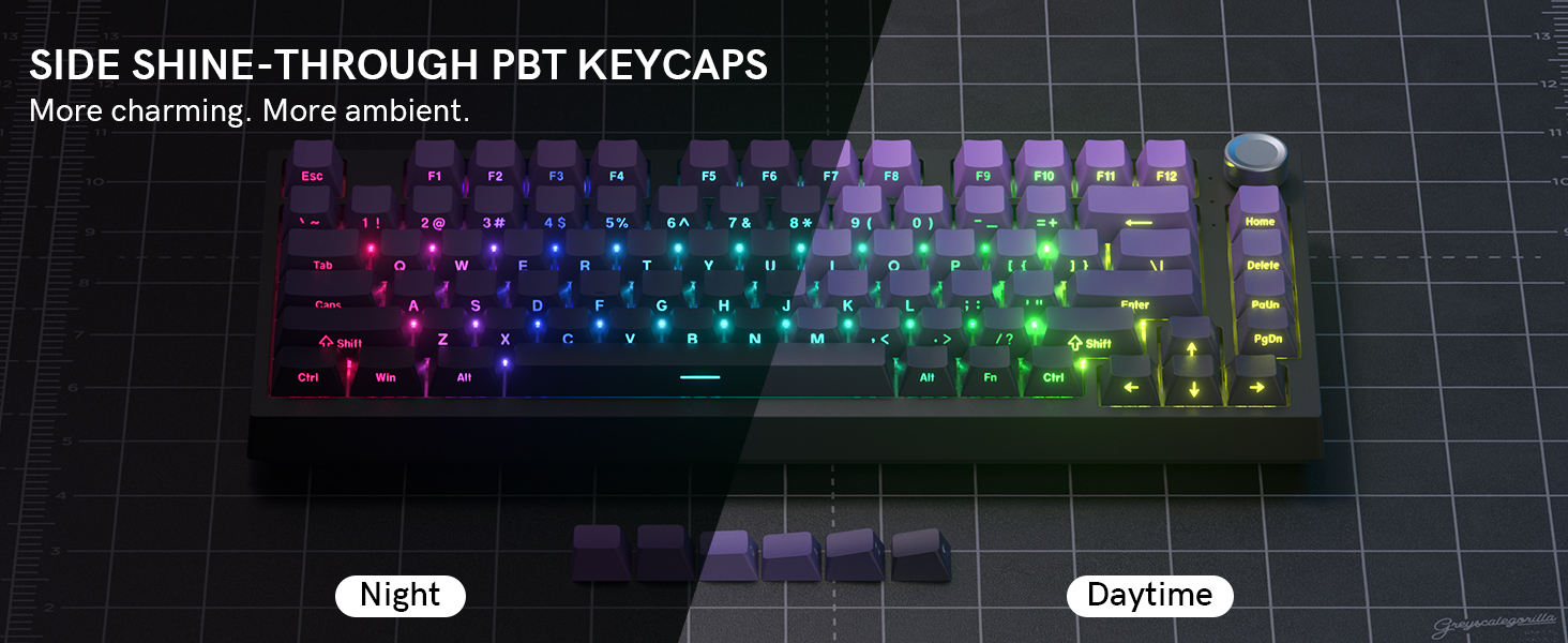 rgb gaming mechanical keyboard wireless