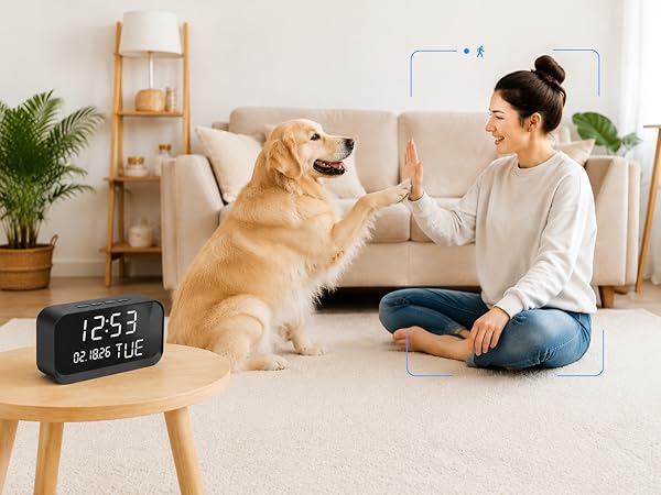 hidden camera clock