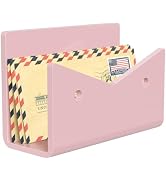 pink desk mail organizer