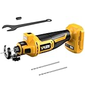Cordless Drywall Cut-Out Tool for Dewalt 20V Battery, 3 Speed Adjustable Brushless Rotary Saw wit...