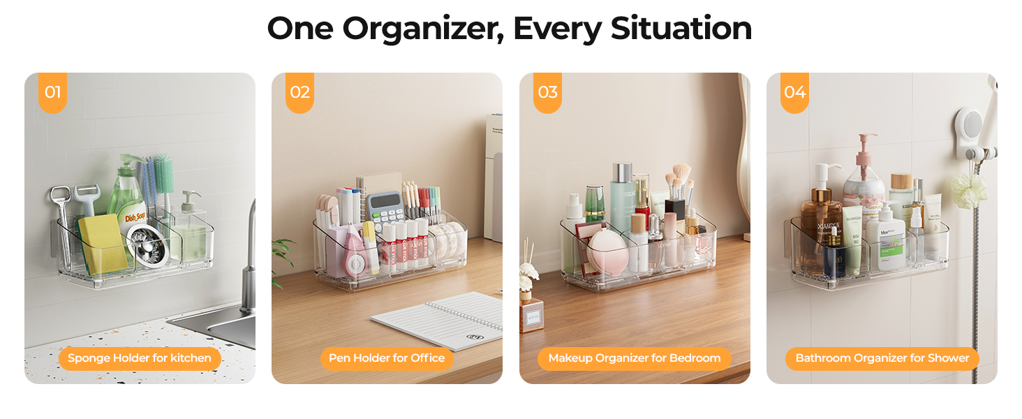8 Slots Toothbrush Holders for Bathrooms