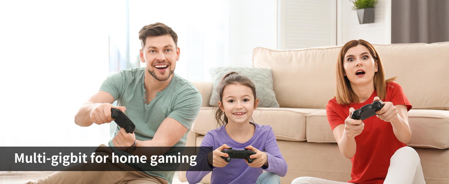 Multi-gigabit for home gaming