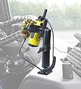 HYS Adhesive Truck & Car Walkie Talkie/Shoulder Speaker Mic Belt Clip Holder, Secure Grip, Heavy ...