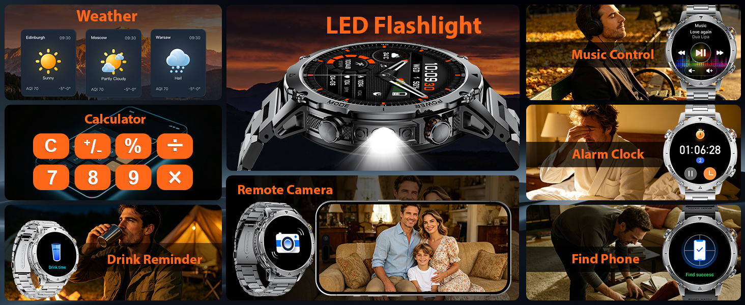ios smart watches for men smart watch round bluetooth watch android