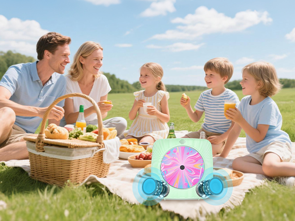 CD Player with speakers