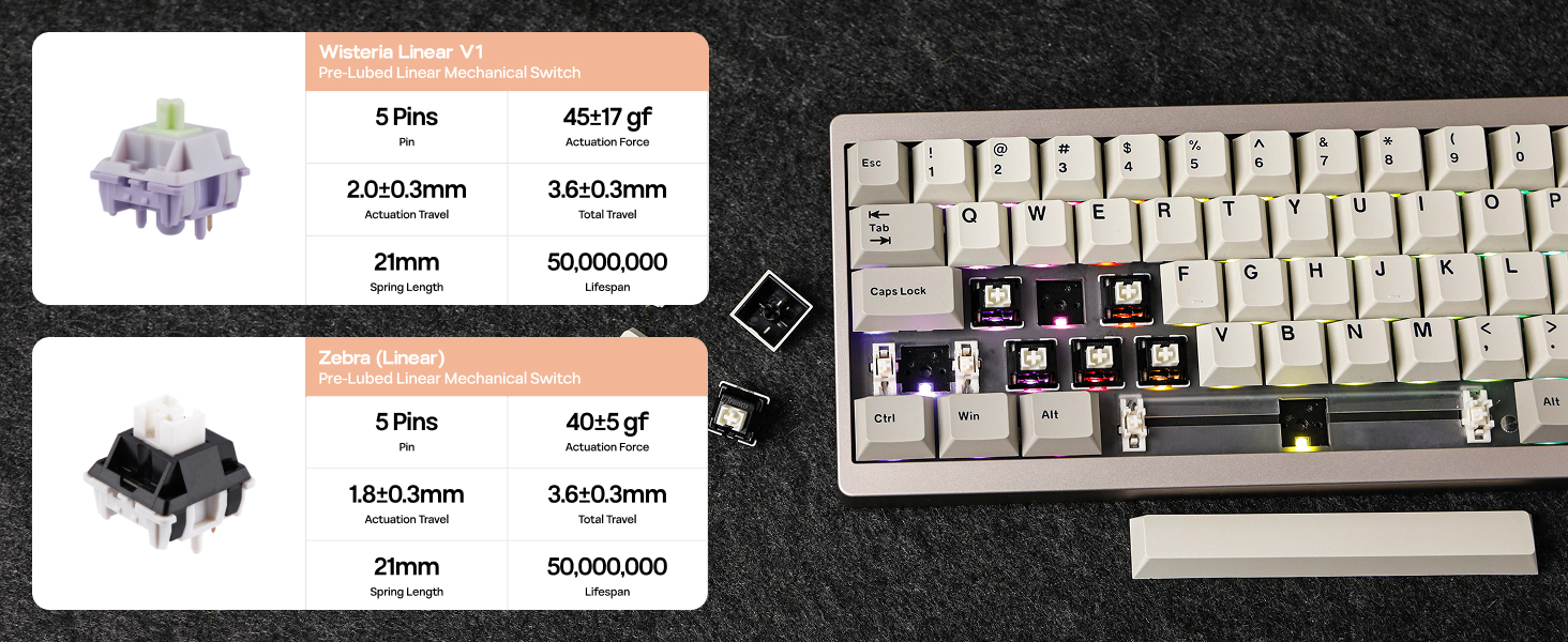 P65 Tri-Mode Wireless QMK/VIA Mechanical Keyboard
