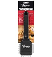 FryOilSaver Co. 90052 Panini Grill Brush - Commercial Electric Grill Stiff Bristle Brush - Stainl...