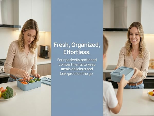 Food-Grade Divided Lunch Box