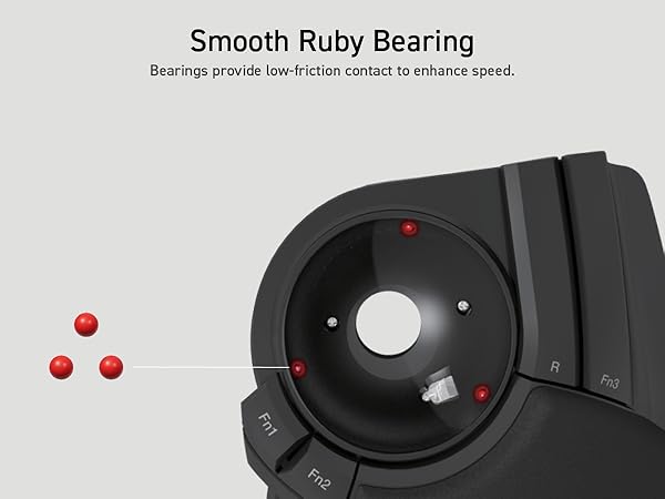 Huge Trackball Ruby Bearing