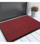 Yimobra Front Door Mat Outdoor Indoor Entrance, 100% Waterproof All-Season All Weather Doormat, W...