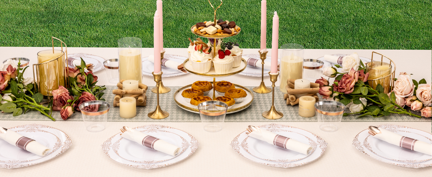 plastic dinnerware set