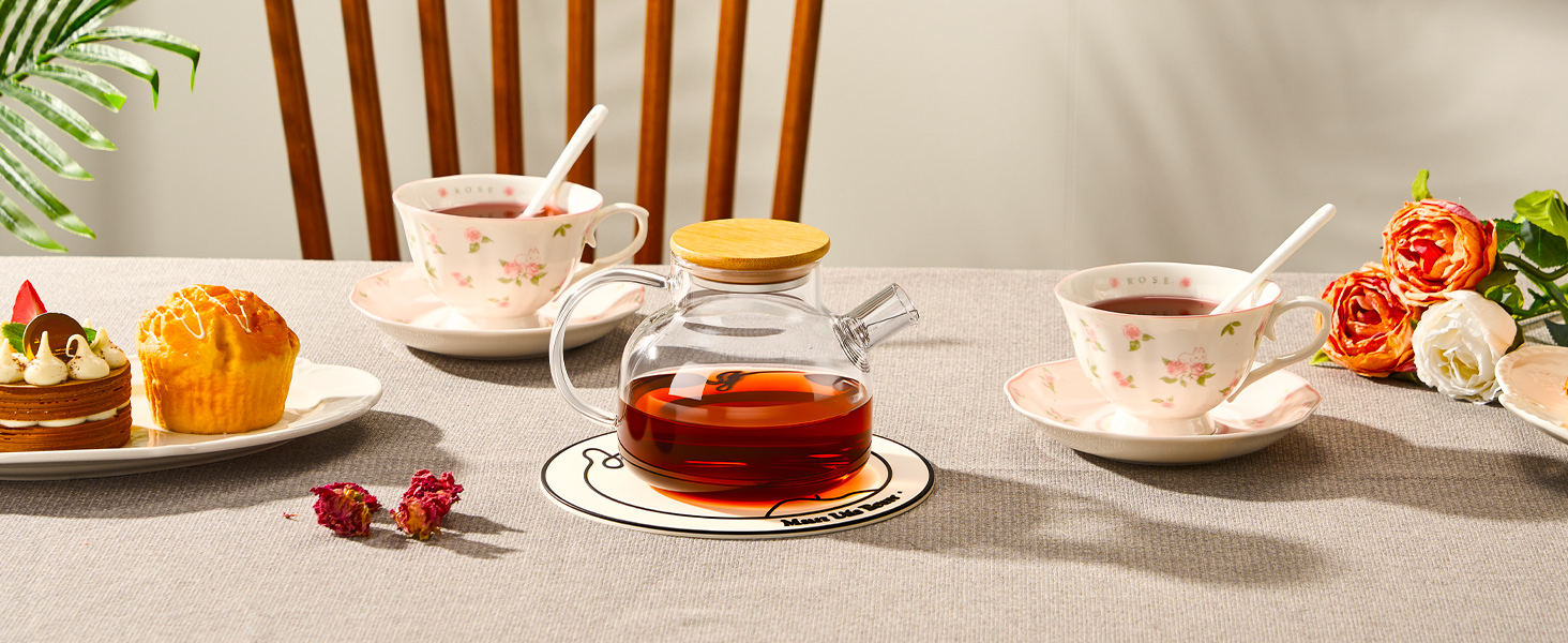 glass teapot