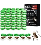 80 Pack Cockroach Gel Bait, Highly Effective Roach Gel Bait Indoor Infestation Solution, Fast Act...