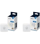 WiZ Indoor Motion Sensor - Pack of 2 - Sets Your Lights to Turn On and Off - Connects to Your Exi...
