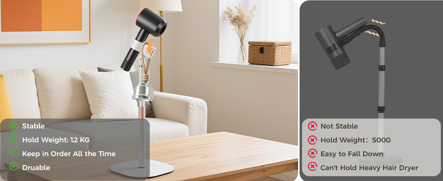 blow dryer holder