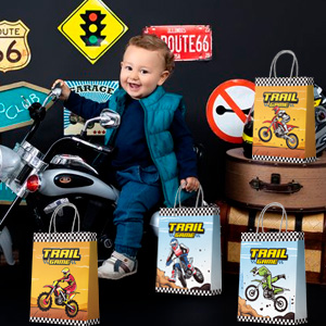 dirt bike party bags