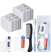 HQSLsund 25 Sets Personal Hygiene Kit Basic Toiletry Kits Homeless Supplies Bulk for Women,Men,Tr...