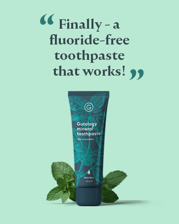 gutology natural toothpaste fluoride free probiotic hydroxyapatite