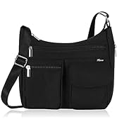 KAMO Crossbody Bag for Women - Multi-pocket Shoulder Bag Lightweight Messenger Bag Casual printed...