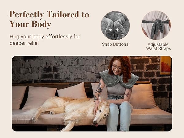 heat therapy relieve pain heating pad back neck shoulders Christmas gifts mom women birthday gifts