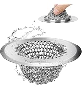 WOKDADA Revolutionary Kitchen Sink Drain Strainer, Patented Reversible Kitchen Sink Strainer, 30...