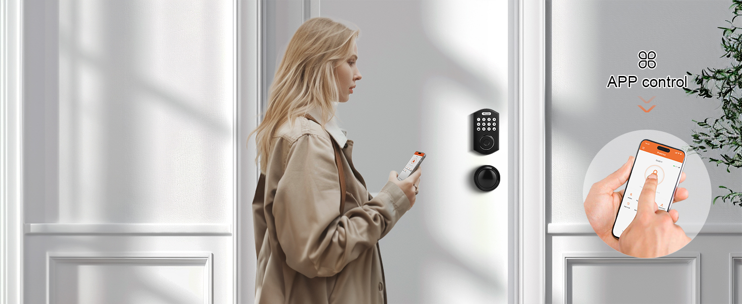 smart door lock with passcode