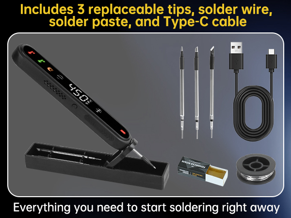 Cordless Soldering Iron Kit