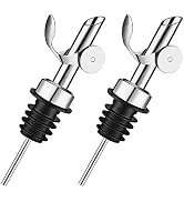 Pafusen 2 Pack Liquor Pour Spout, Auto Flip Olive Oil Dispenser Spout, Pour Spout for Liquor Bott...