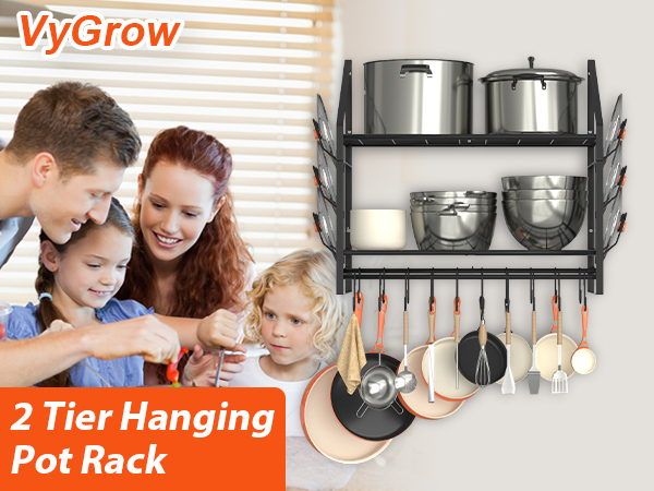 hanging pot rack