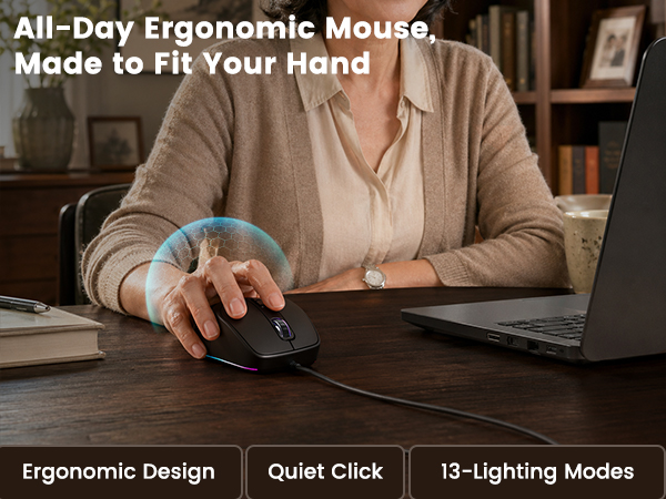 backlit mouse