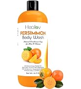Persimmon Body Wash for Body Odor Control – Purifying Deodorizing Soap for Eliminating Nonenal Bo...