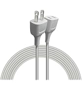 Polarity White Extension Cord 15FT Extension Cords Thin Two Prong for Indoor Use Power Strip Outs...