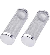 Quickun Stainless Steel Aquarium Flow Fish Filter Guard Net Shrimp Safe Inlet Inflow Protect Bask...