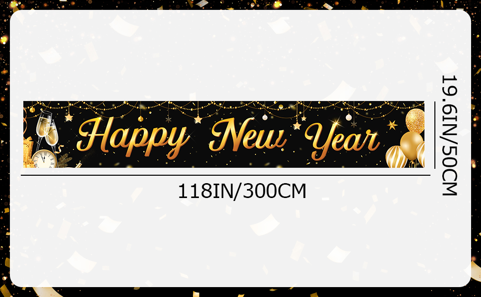 happy new years banner