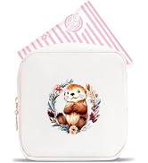 BJDAMAI Sea Otter Mini Makeup Bag, Otter Gift For Women Girls, Cute Portable Zipper Pouch Cosmeti...