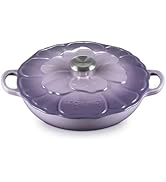 Le Creuset Enameled Cast Iron Signature Petal Braiser, 2.25 qt., Provence w/Stainless Steel Knob