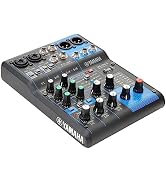 YAMAHA MG06X 6-Input Compact Stereo Mixer with Effects