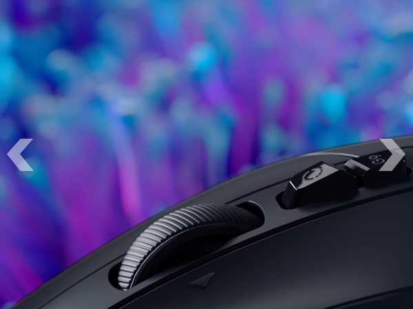 A zoom of the scroll wheel of G502 X Corded