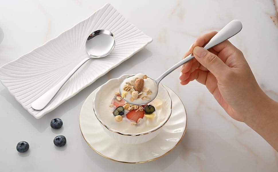 Stainless Steel Cereal Spoons