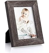 RPJC 3.5x5 inch Picture Frame Made of Solid Wood High Definition Glass for Table Top Display and ...