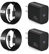 35W USB C Fast Charger for iPad Pro 13/12.9/11 inch, iPad 11th/10th Gen, Mini 7/6, Air 6/5, 2-Pac...